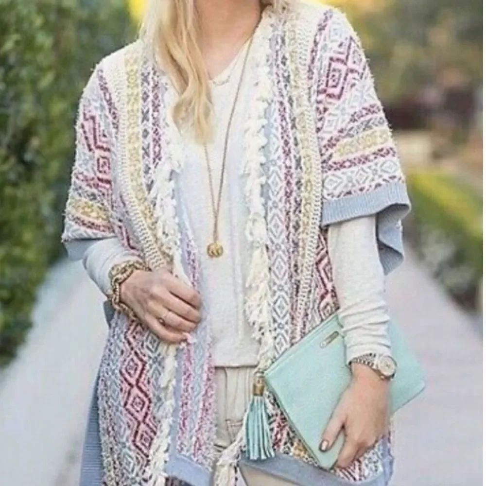 CAbi Love Carol Siesta Knit Cardigan Sweater XS S